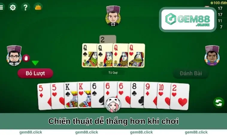 Chiến thuật dễ thắng hơn khi chơi