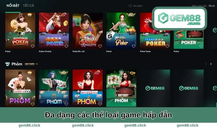 Đa dạng thể loại hấp dẫn
