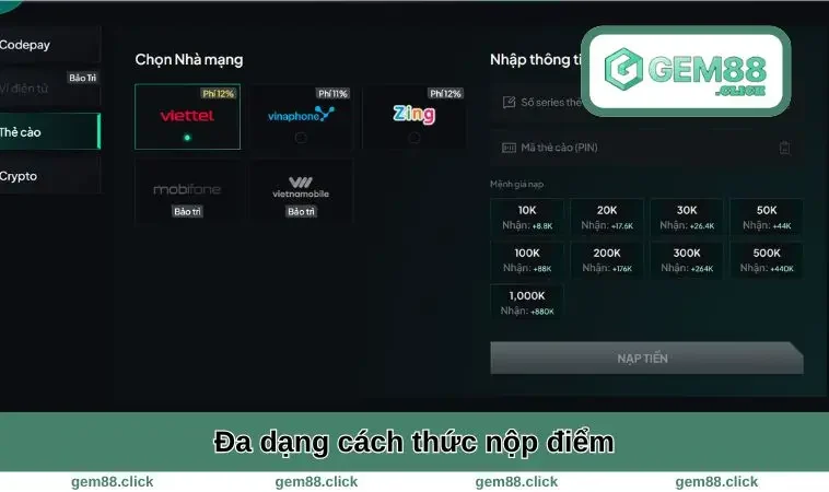 Đa dạng cách thức nộp điểm 