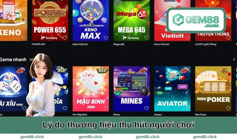 Lý do thương hiệu thu hút 